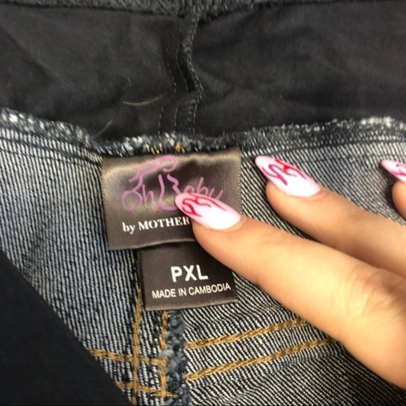 Motherhood Maternity PXL 16-18 Mid‎ Belly Flare Jeans - Picture 3 of 8
